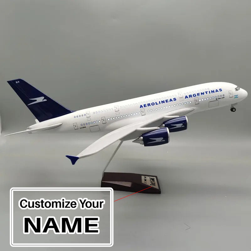 Argentine Airlines Airbus A380 Airplane Model (1/160 Scale)