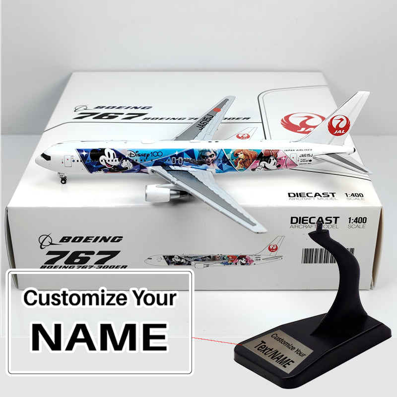 Japan Airlines Boeing B767-300ER JA615J Airplane Model (1:400 Scale)