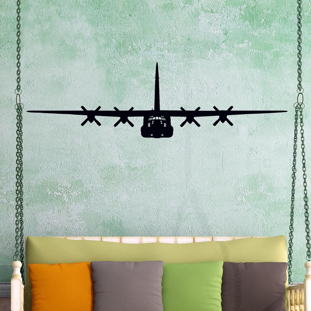 Hercules C-130 Designed Wall Sticker Pilot Eyes Store 