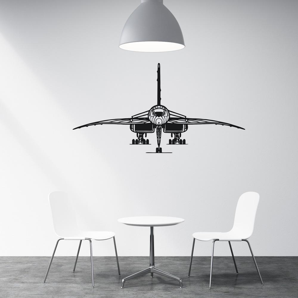 Face to Face with Concorde Designed Wall Sticker Aviation Shop 
