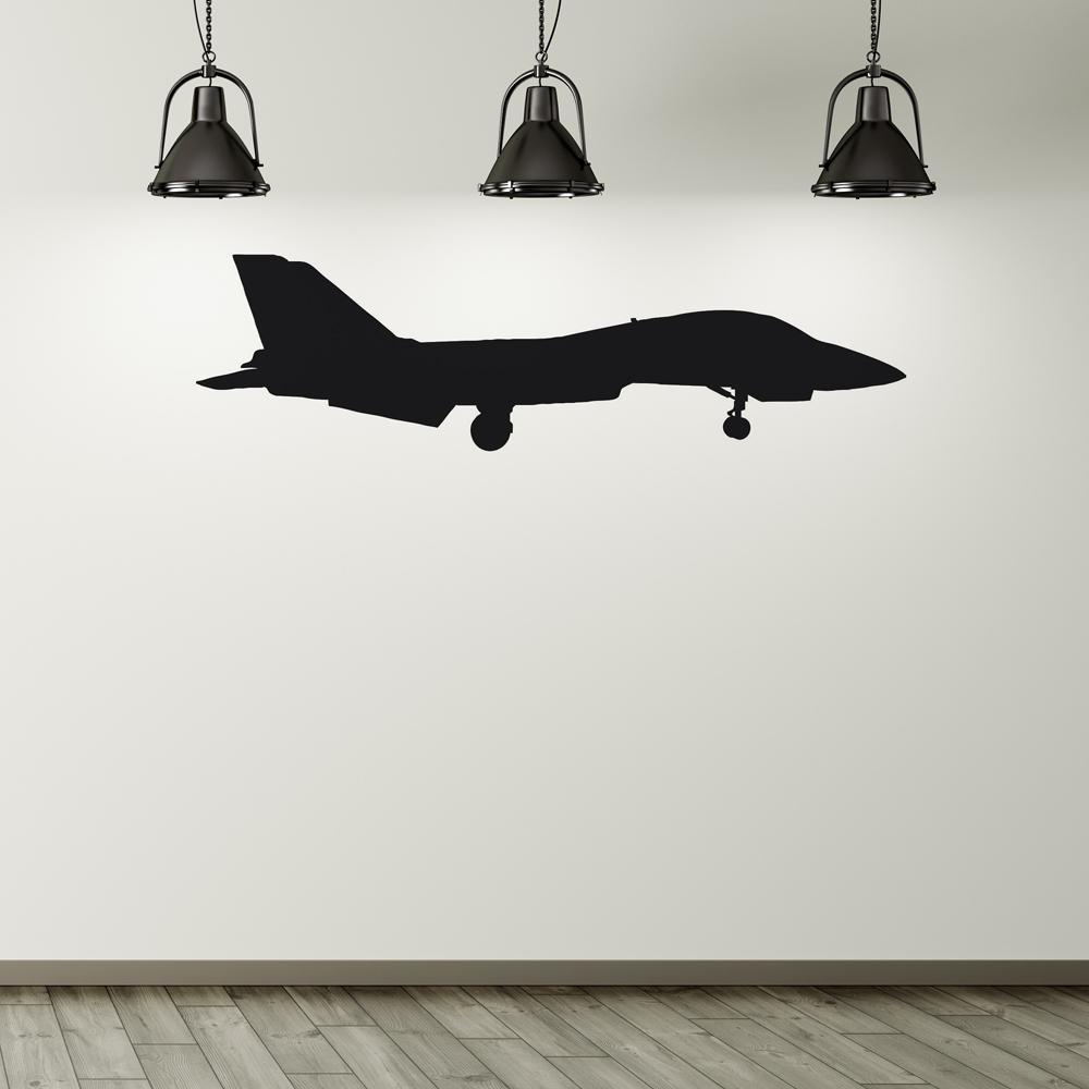 Landing Superjet Designed Wall Sticker Aviation Shop 