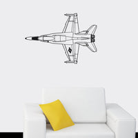 Thumbnail for Very Detailed Superjet Designed Wall Sticker Aviation Shop 
