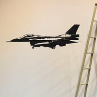 Thumbnail for Fighting Falcon from Side Designed Wall Sticker Aviation Shop 