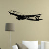 Departing Boeing 747 Designed Wall Sticker Pilot Eyes Store 