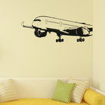 Departing Airbus A350 Designed Wall Sticker Pilot Eyes Store 