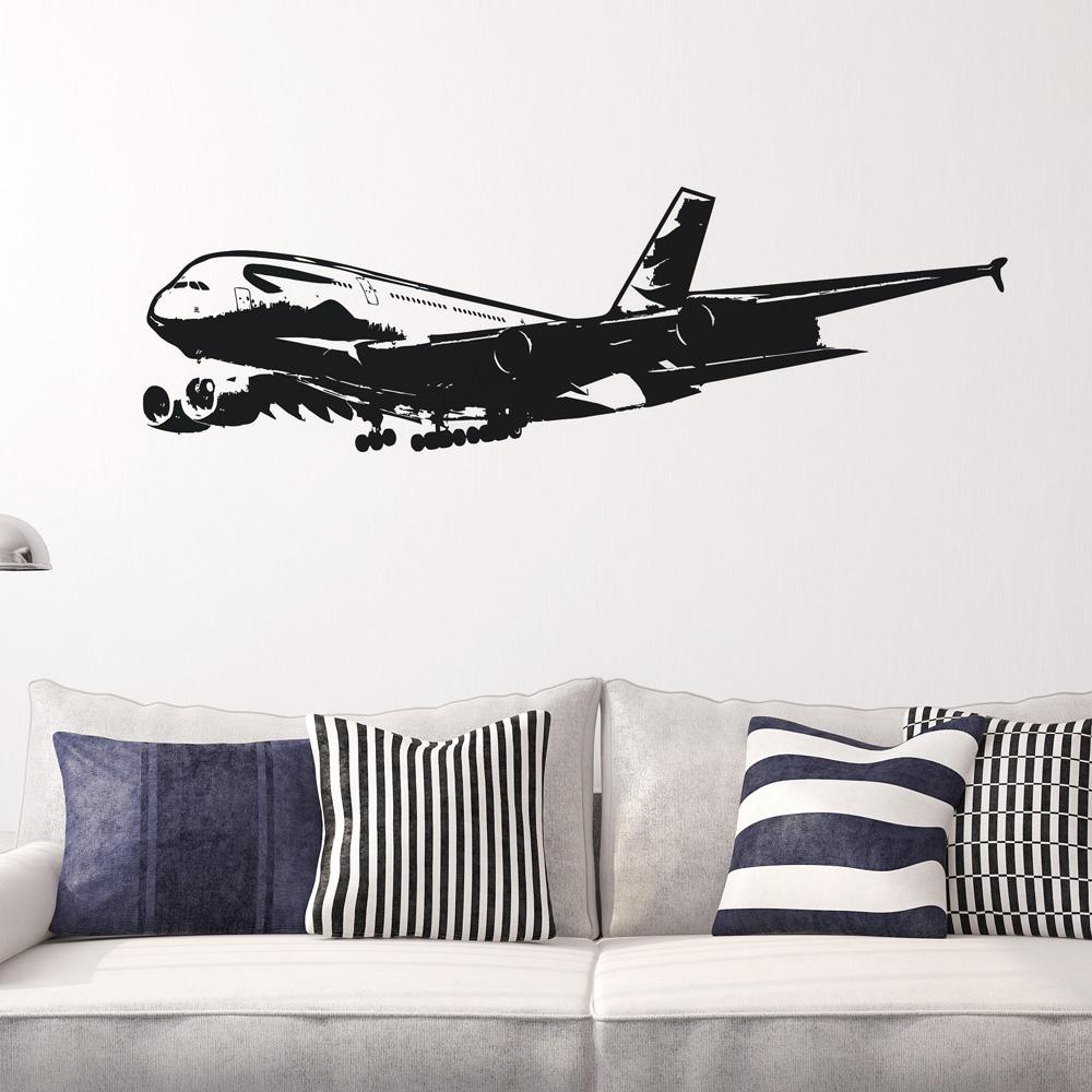 Airbus A380 on Approach Designed Wall Sticker Aviation Shop 
