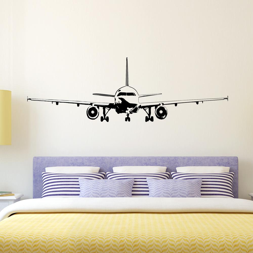 Face to Face with Airbus A320 Designed Wall Sticker Pilot Eyes Store 