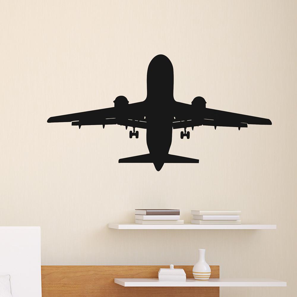 Climbing Passanger Jet Designed Wall Sticker Pilot Eyes Store 
