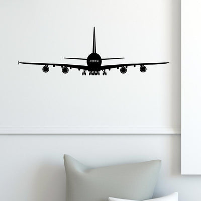 Airbus A380 aviation themed wall sticker, weather-resistant vinyl.