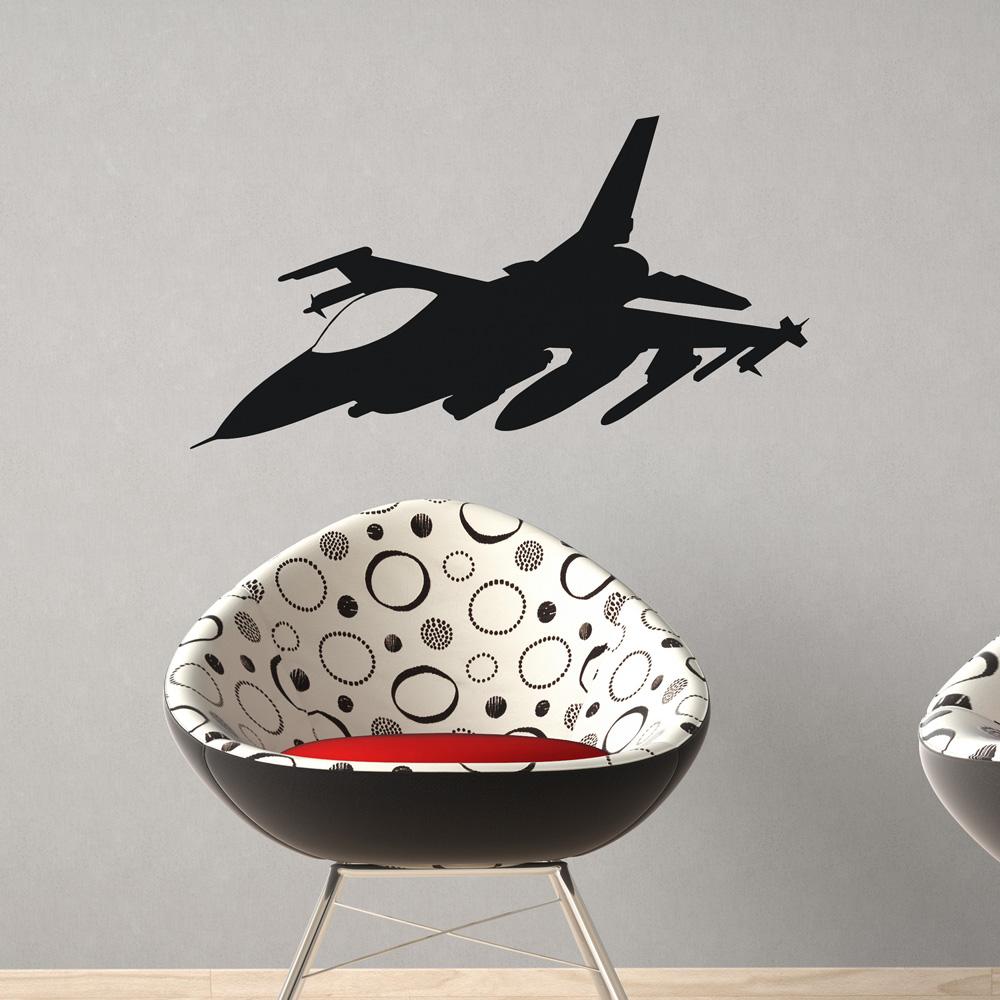 Amazing Fighter Jet Designed Wall Sticker Pilot Eyes Store 