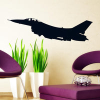 Thumbnail for Climbing Fighting Falcon F16 Designed Wall Sticker Aviation Shop 