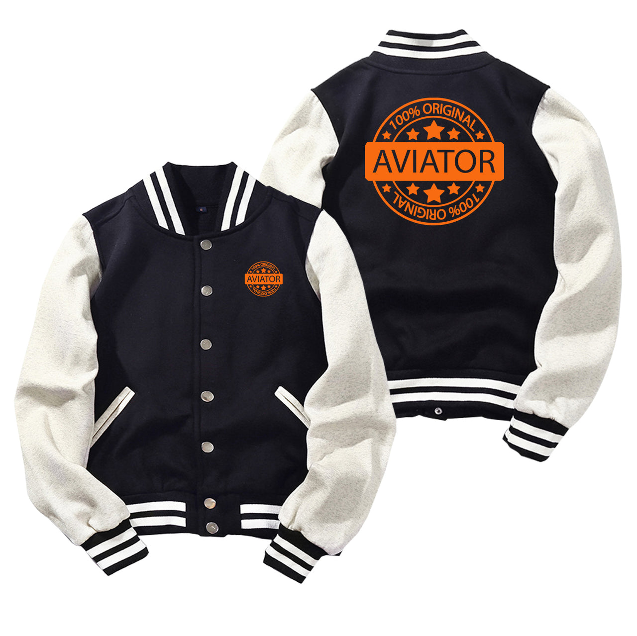 100 Original Aviator Designed Baseball Style Jackets