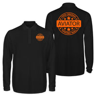 Thumbnail for 100 Original Aviator Designed Long Sleeve Polo T-Shirts (Double-Side)