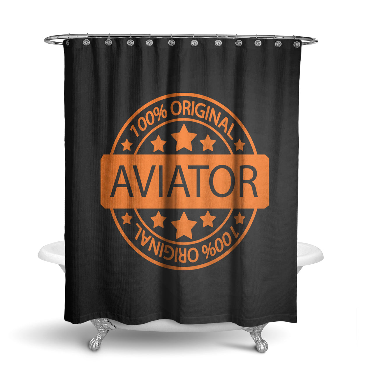 100 Original Aviator Designed Shower Curtains