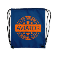 Thumbnail for 100 Original Aviator Designed Drawstring Bags