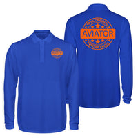 Thumbnail for 100 Original Aviator Designed Long Sleeve Polo T-Shirts (Double-Side)