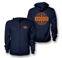 Thumbnail for %100 Original Aviator Designed Zipped Hoodies