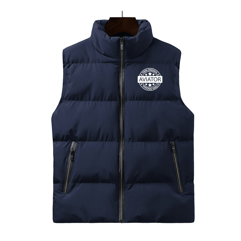 100 Original Aviator Designed Puffy Vests