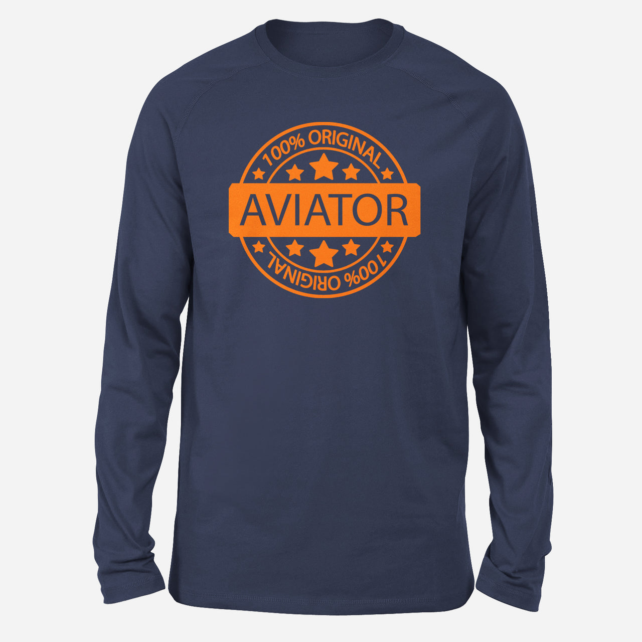 %100 Original Aviator Designed Long-Sleeve T-Shirts