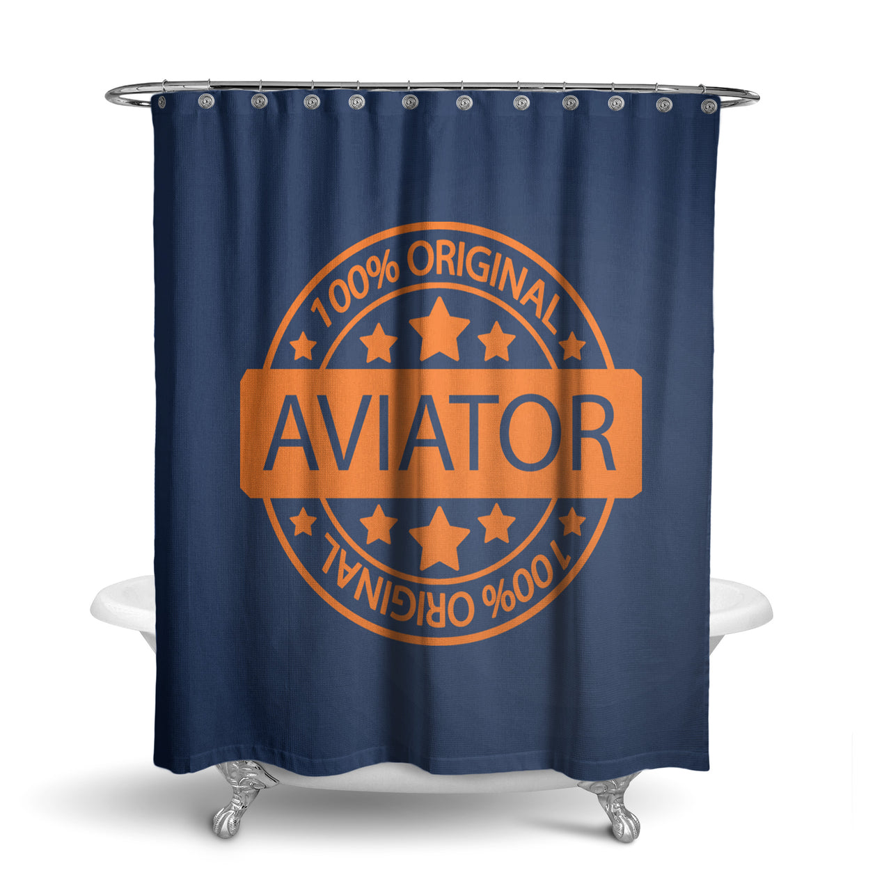 100 Original Aviator Designed Shower Curtains