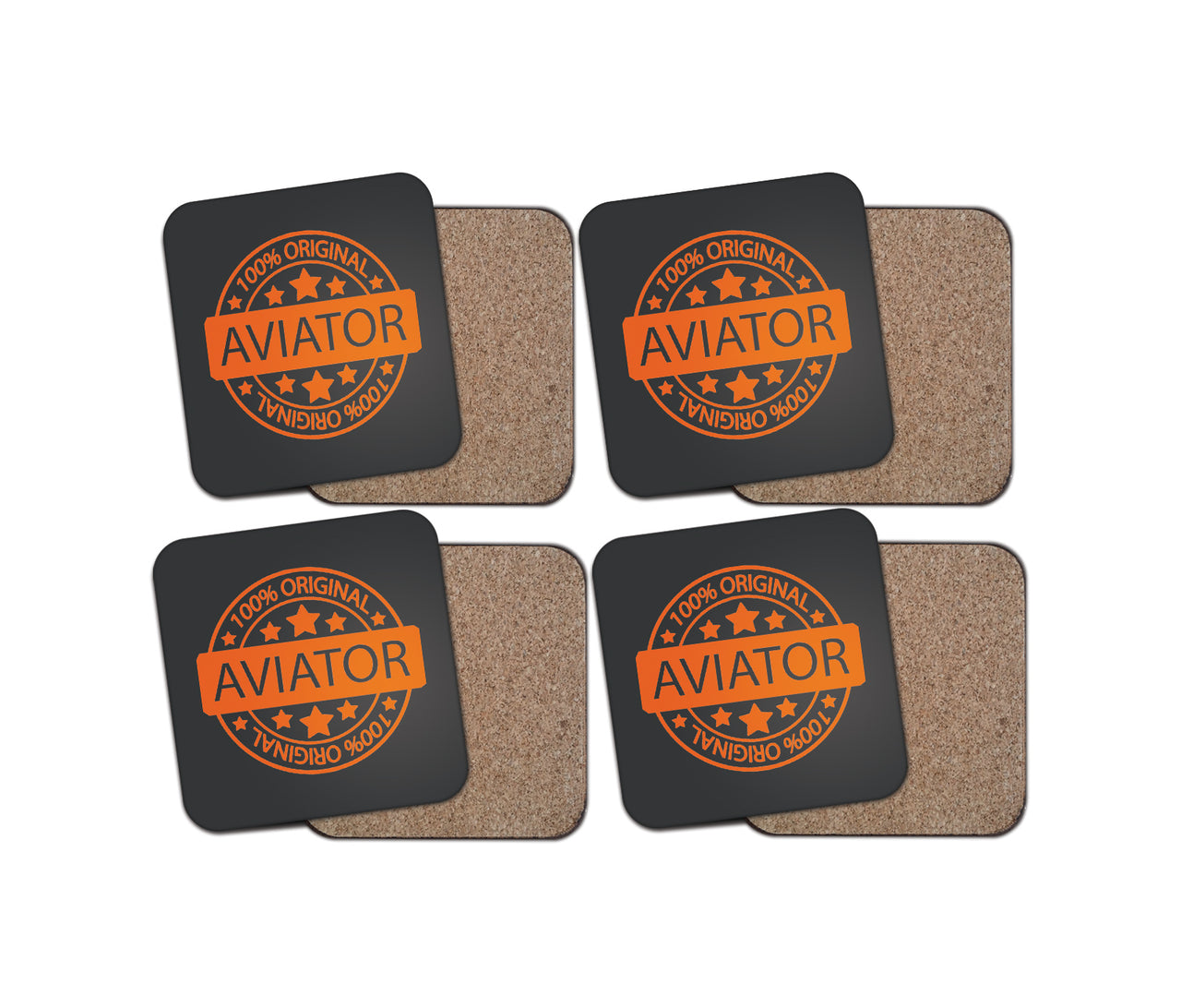 100 Original Aviator Designed Coasters
