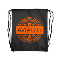 Thumbnail for 100 Original Aviator Designed Drawstring Bags