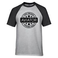 Thumbnail for %100 Original Aviator Designed Raglan T-Shirts