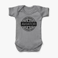 Thumbnail for %100 Original Aviator Designed Baby Bodysuits