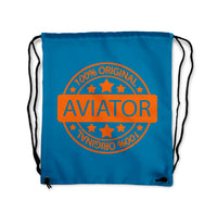 Thumbnail for 100 Original Aviator Designed Drawstring Bags