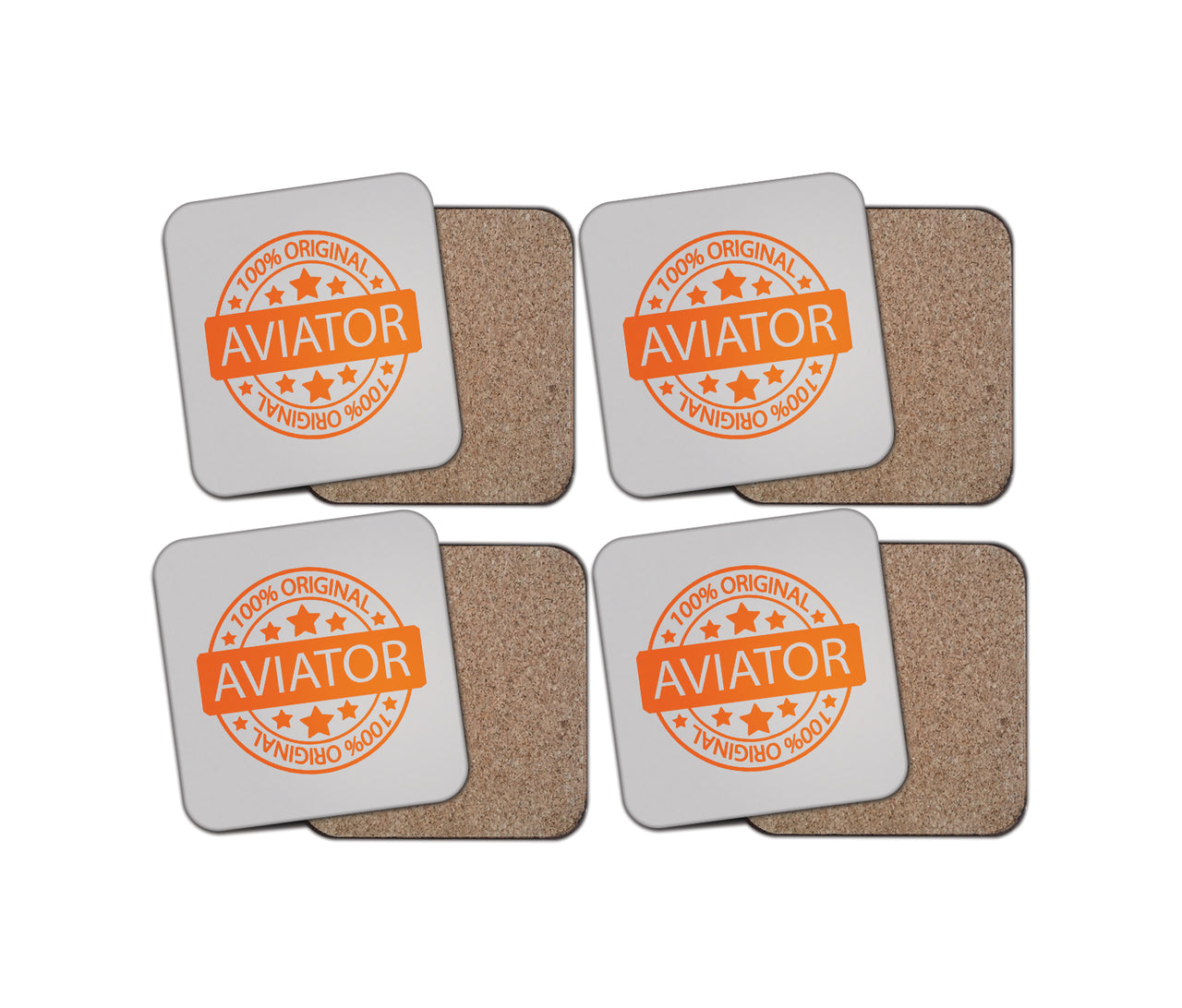 100 Original Aviator Designed Coasters