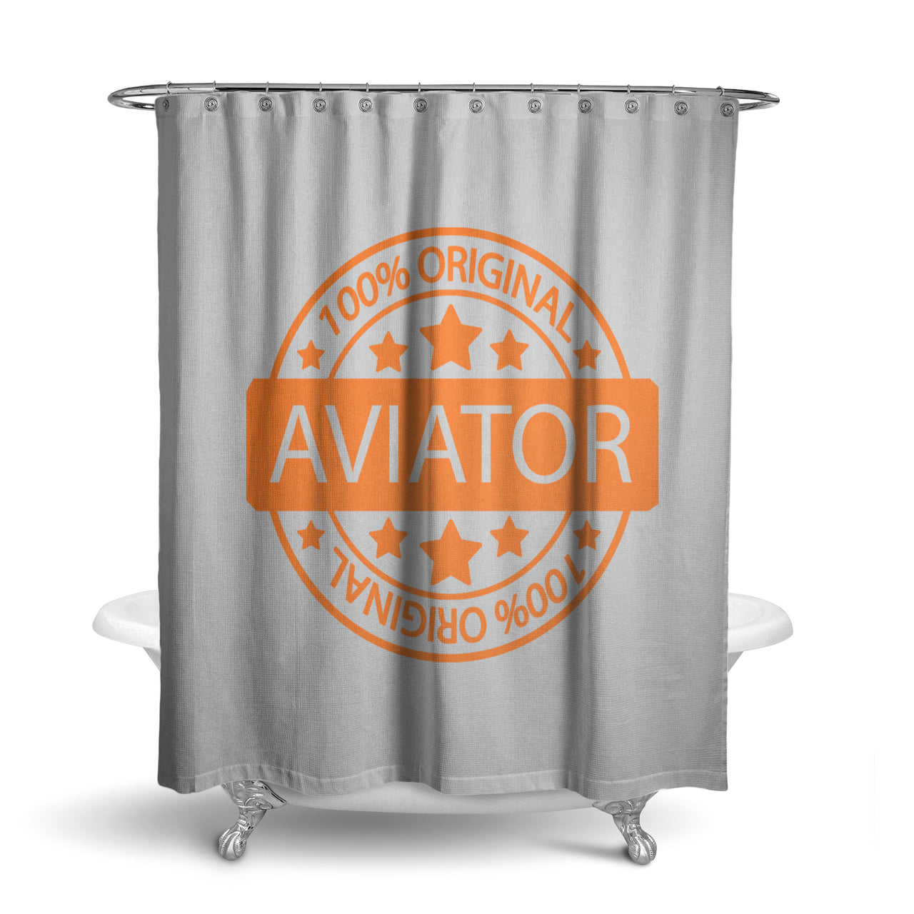 100 Original Aviator Designed Shower Curtains