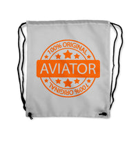 Thumbnail for 100 Original Aviator Designed Drawstring Bags