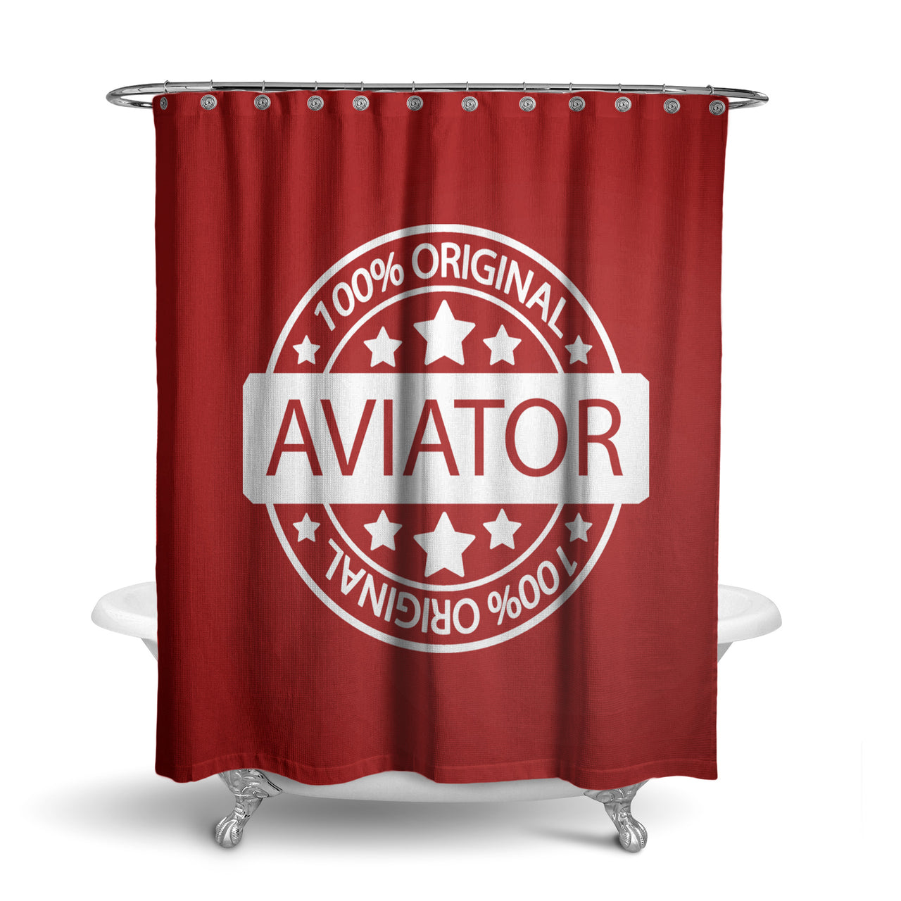 100 Original Aviator Designed Shower Curtains