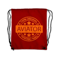 Thumbnail for 100 Original Aviator Designed Drawstring Bags