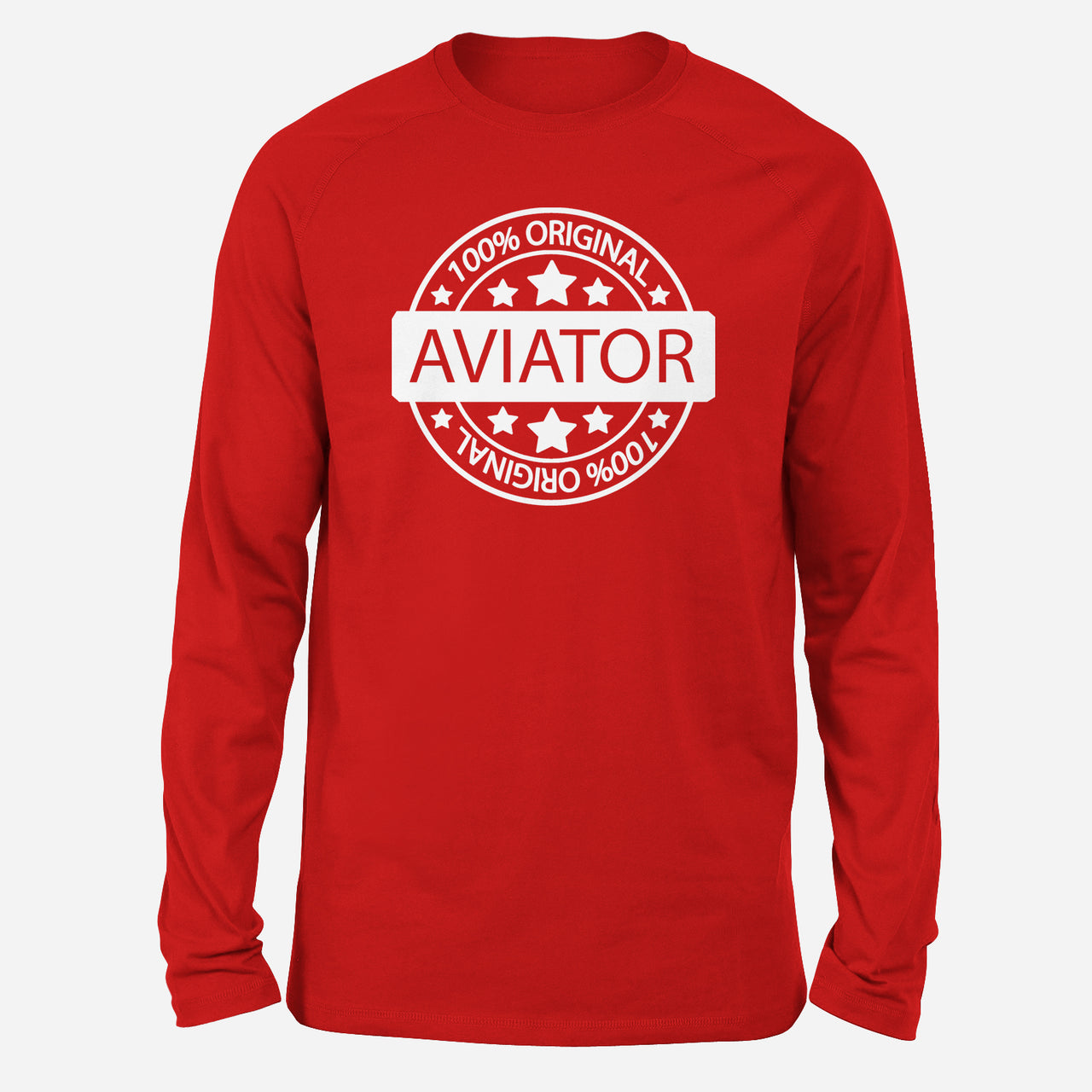%100 Original Aviator Designed Long-Sleeve T-Shirts