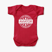 Thumbnail for %100 Original Aviator Designed Baby Bodysuits