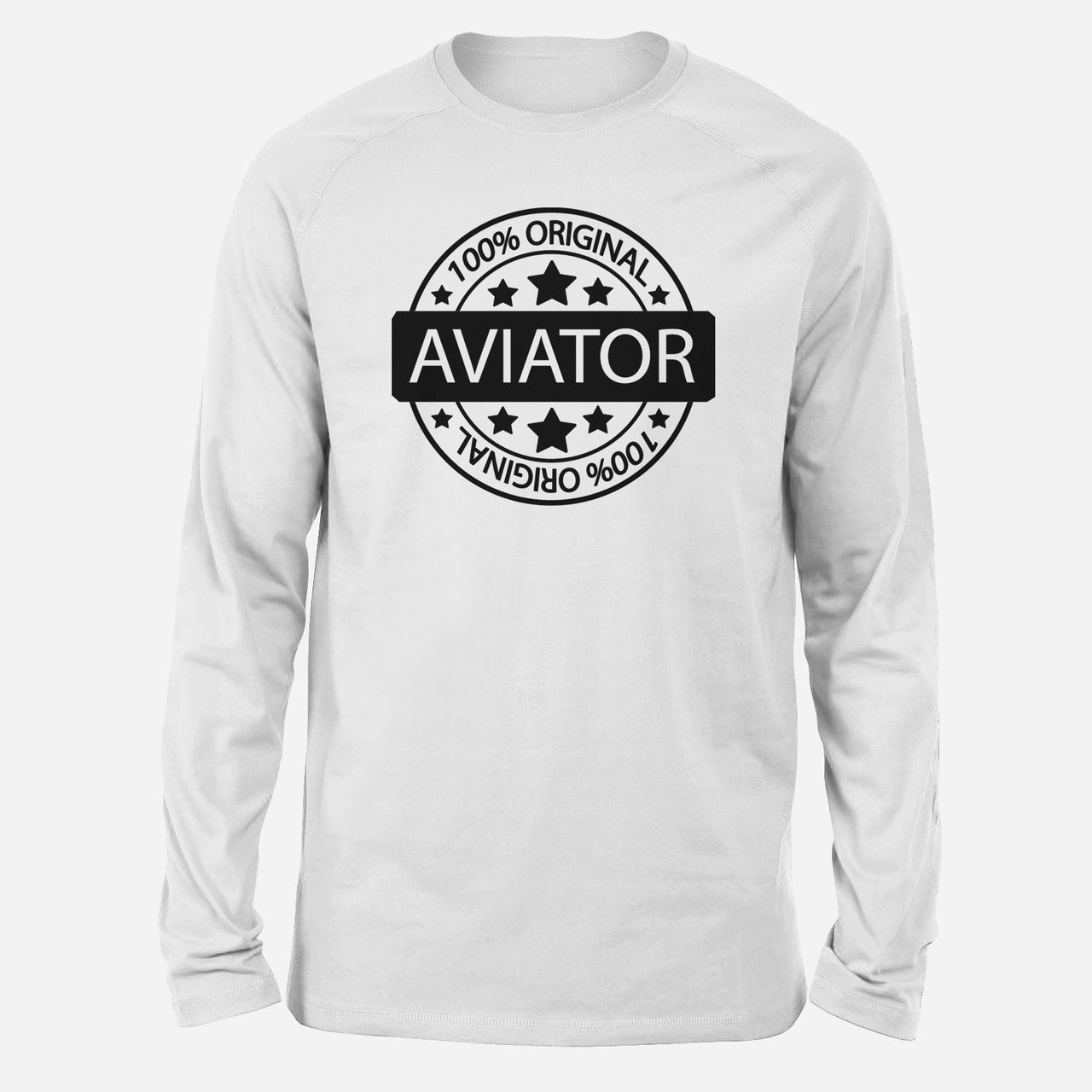 %100 Original Aviator Designed Long-Sleeve T-Shirts