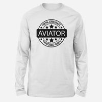 Thumbnail for %100 Original Aviator Designed Long-Sleeve T-Shirts