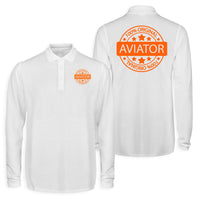 Thumbnail for 100 Original Aviator Designed Long Sleeve Polo T-Shirts (Double-Side)