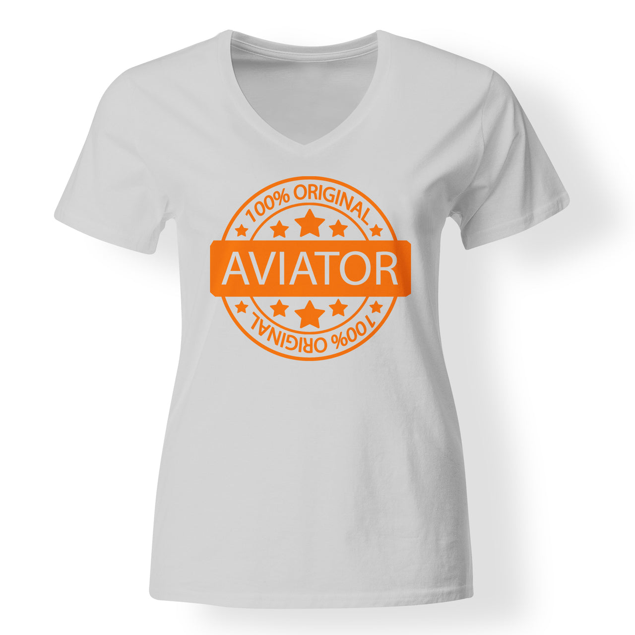 100 Original Aviato Designed V-Neck T-Shirts