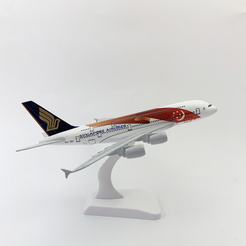 Singapore Airlines Airbus A380 Airplane Model (18CM)