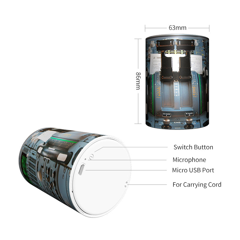 Airbus A320 Cockpit Designed Bluetooth Speakers