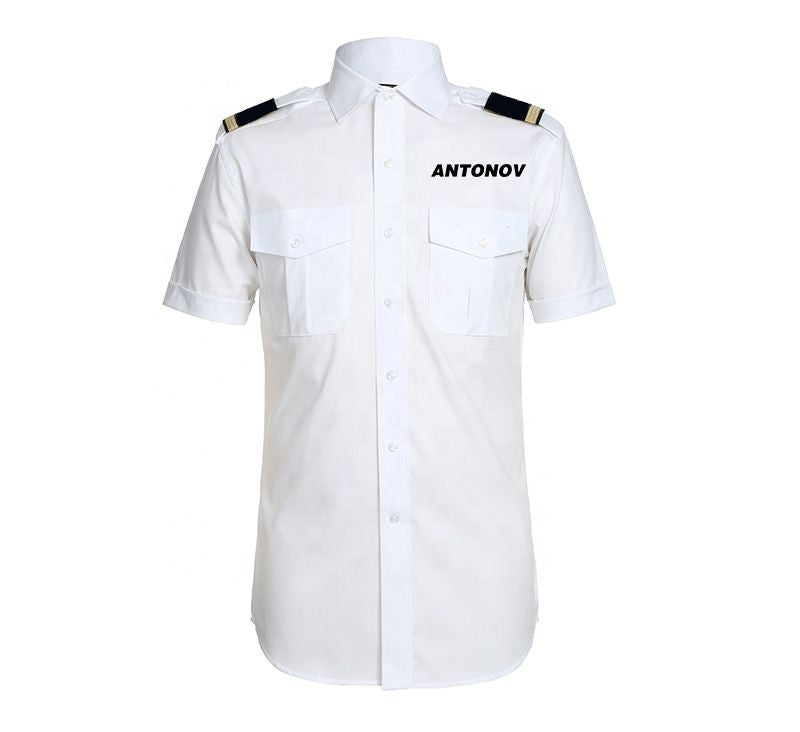 Antonov & Text Designed Pilot Shirts