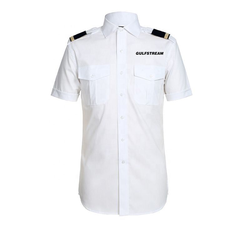 Gulfstream & Text Designed Pilot Shirts