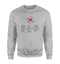 Thumbnail for Aviation Alphabet 2 Designed Sweatshirts
