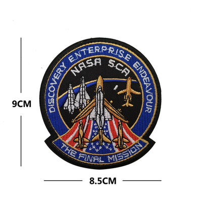 Space Badge Astronaut (10) Embroidered aviation design patch in embroidered fabric.