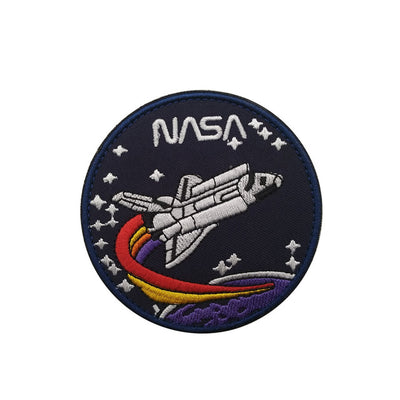 Space Badge Astronaut (13) Embroidered aviation design patch in embroidered fabric.