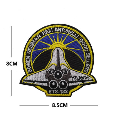 Space Badge Astronaut (17) Embroidered aviation design patch in embroidered fabric.