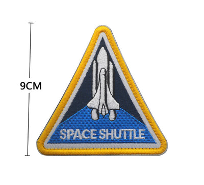 Space Badge Astronaut (18) Embroidered aviation design patch in embroidered fabric.