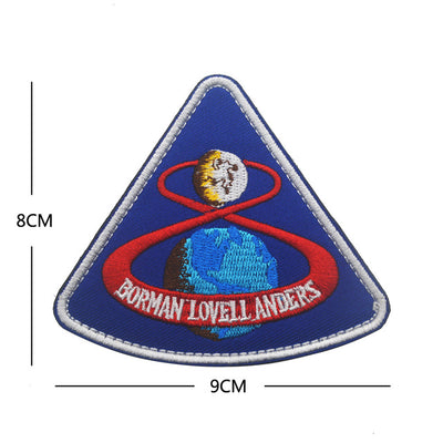Space Badge Astronaut (21) Embroidered aviation design patch in embroidered fabric.